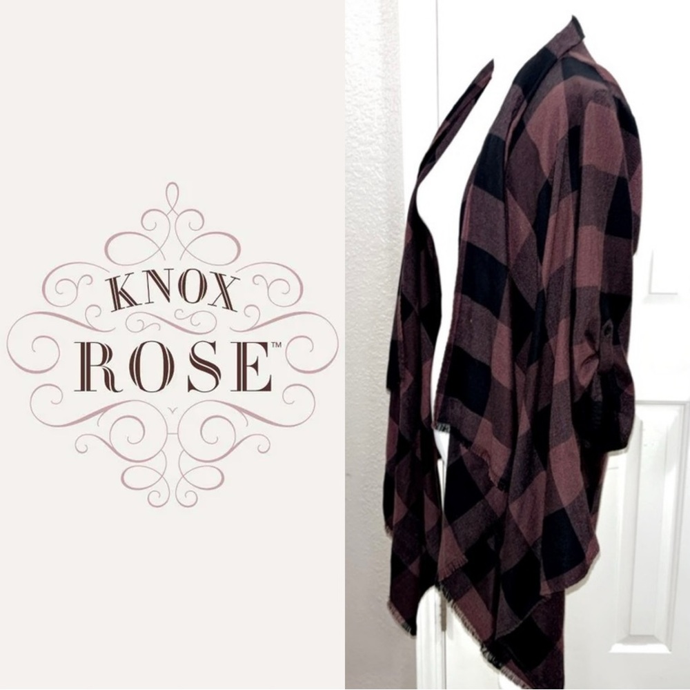 NEW! 🍂 Knox Rose Checkered Cardigan